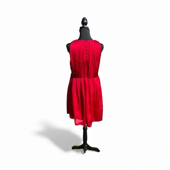 Women’s Elegant Red Sleeveless Dress size 8 by Jennifer Lopez - Picture 4 of 5